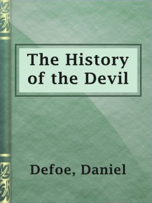 cover image of The History of the Devil